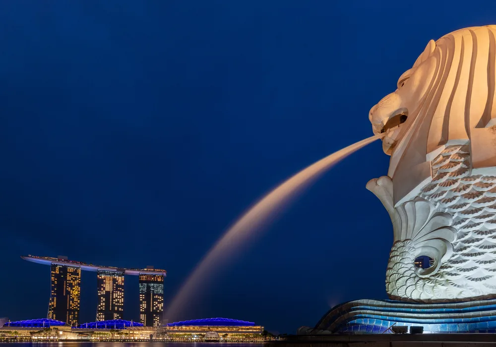Marina Bay & Merlion